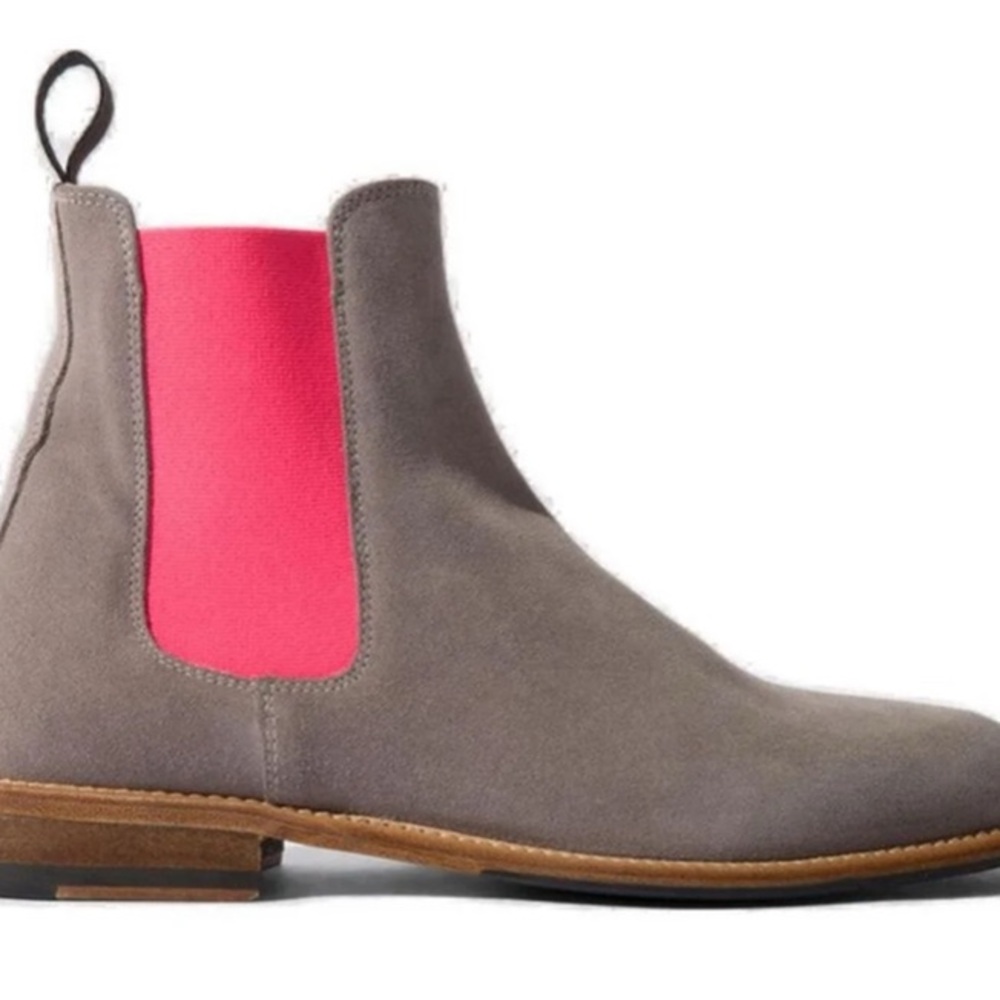 Lightly Used Scarosso Suede Chelsea Boots